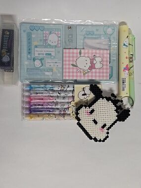 Pochacco Keychain & Stationery Set NWOT